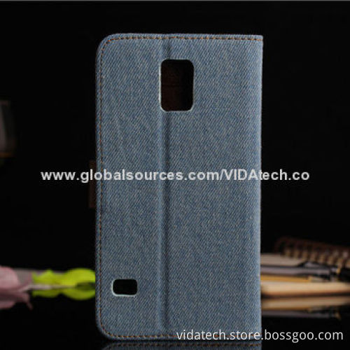Jeans Leather Case for Samsung Galaxy S5
